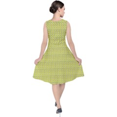 V-Neck Midi Sleeveless Dress  