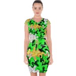 Petals (2) 3021 Capsleeve Drawstring Dress 