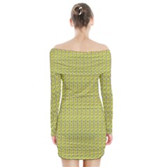 Long Sleeve Off Shoulder Dress 