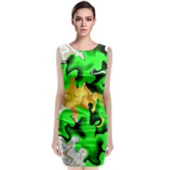 Sleeveless Velvet Midi Dress 