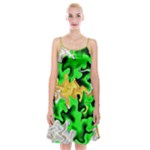 Petals (2) 3021 Spaghetti Strap Velvet Dress