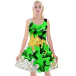 Petals (2) 3021 Reversible Velvet Sleeveless Dress