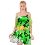 Petals (2) 3021 Cutout Spaghetti Strap Chiffon Dress
