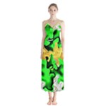 Petals (2) 3021 Button Up Chiffon Maxi Dress