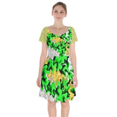 Short Sleeve Bardot Dress 