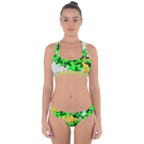 Petals (2) 3021 Cross Back Hipster Bikini Set from ArtsNow.com