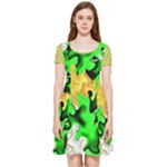 Petals (2) 3021 Inside Out Cap Sleeve Dress