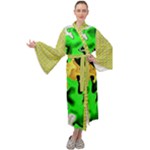 Petals (2) 3021 Maxi Velour Kimono