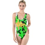 Petals (2) 3021 High Leg Strappy Swimsuit