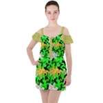 Petals (2) 3021 Ruffle Cut Out Chiffon Playsuit