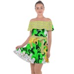 Petals (2) 3021 Off Shoulder Velour Dress