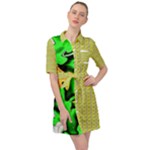 Petals (2) 3021 Belted Shirt Dress