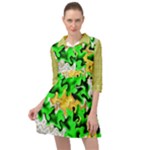 Petals (2) 3021 Mini Skater Shirt Dress