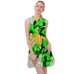 Petals (2) 3021 Sleeveless Shirt Dress