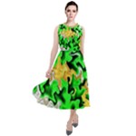 Petals (2) 3021 Round Neck Boho Dress