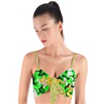 Petals (2) 3021 Woven Tie Front Bralet