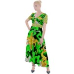 Petals (2) 3021 Button Up Short Sleeve Maxi Dress