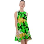 Petals (2) 3021 Frill Swing Dress
