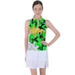 Petals (2) 3021 Women s Sleeveless Polo Tee