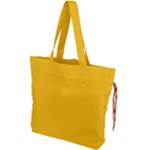 Amber Orange Drawstring Tote Bag