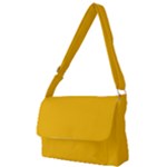 Amber Orange Full Print Messenger Bag (S)