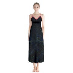 Button Up Chiffon Maxi Dress 