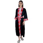 Pinky2b Justabit Maxi Satin Kimono