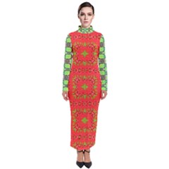 Turtleneck Maxi Dress 