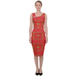 Nowwhat (2) Bouquet Sleeveless Pencil Dress