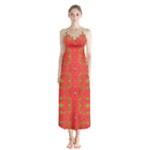Nowwhat (2) Bouquet Button Up Chiffon Maxi Dress
