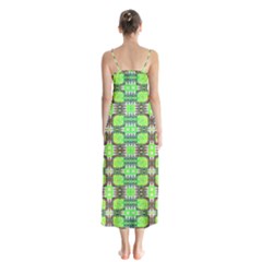 Button Up Chiffon Maxi Dress 