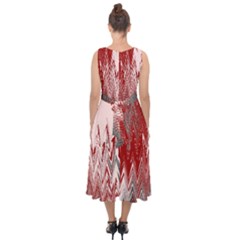 Midi Tie-Back Chiffon Dress 