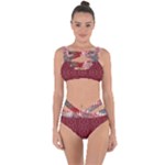 Frequencee Garden Of Violets Bandaged Up Bikini Set 