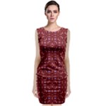 Frequencee Garden Of Violets Sleeveless Velvet Midi Dress