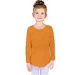 Apricot Orange Kids  Long Sleeve Tee