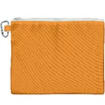 Apricot Orange Canvas Cosmetic Bag (XXXL)