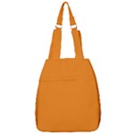 Apricot Orange Center Zip Backpack