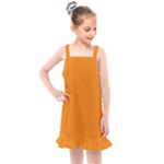 Apricot Orange Kids  Overall Dress