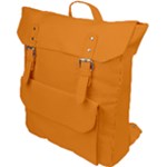 Apricot Orange Buckle Up Backpack