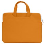 Apricot Orange MacBook Pro Double Pocket Laptop Bag