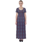 Vib Bibi (2) High Waist Short Sleeve Maxi Dress