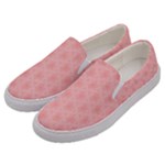 Pink Feathers (2) Men s Canvas Slip Ons