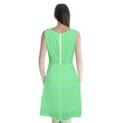 Sleeveless Waist Tie Chiffon Dress 