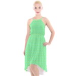 Carnatial High-Low Halter Chiffon Dress 
