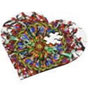 Wooden Puzzle Heart 