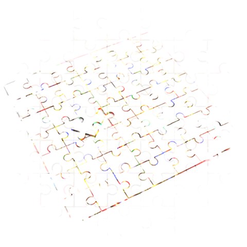 Sight Six Wooden Puzzle Square from ArtsNow.com