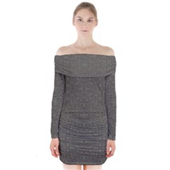 Long Sleeve Off Shoulder Dress 
