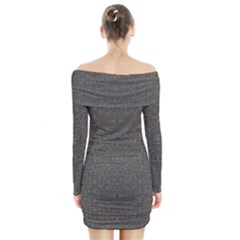 Long Sleeve Off Shoulder Dress 