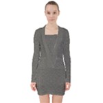 Melody V-neck Bodycon Long Sleeve Dress