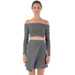 Melody Off Shoulder Top with Skirt Set